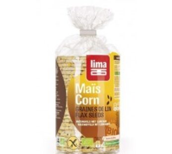 Vafe Bio subtiri din malai cu seminte de in, 150 g LIMA
