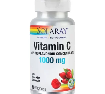 Vitamin C 1000mg, Solaray, 30 cps – Secom