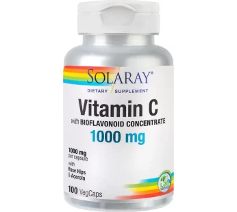 Vitamin C 1000mg, Solaray, 100 cps – Secom