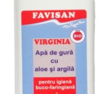 Virginia Apa de gura aloe+argila, 125ml – Favisan
