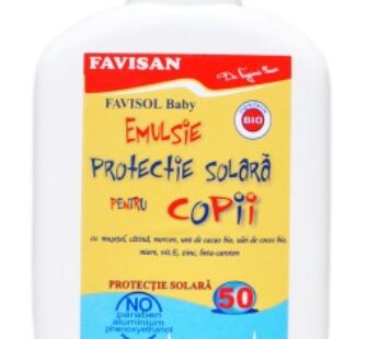 Emulsie protectie solara FPS 50 pentru copii, 150ml – Favisan