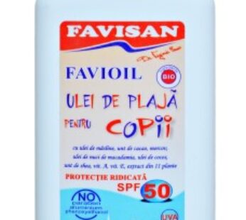Ulei de plaja pentru copii FPS 50, 125ml – Favisan