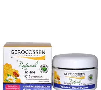 Crema antirid de noapte Natural Miere, 100 ml – Gerocossen
