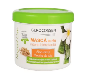 Masca pentru par intens hidratanta cu Aloe vera si proteine de Soia Natural Care, 450 ml – Gerocossen
