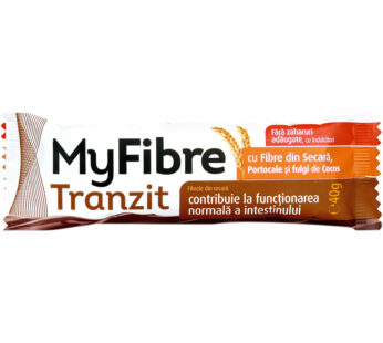 Baton Tranzit cu Fibre din Secara, Portocale si Fulgi de Cocos MyFibre 40g – Sly Nutricia