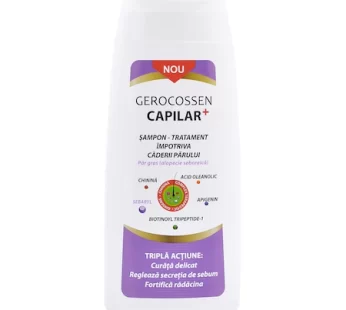 Sampon impotriva caderii parului pentru par gras Capilar+, 275 ml – Gerocossen