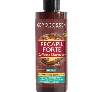 Sampon tratament contra caderii parului pentru par gras cu cafeina Recapil Forte,400 ml – Gerocossen