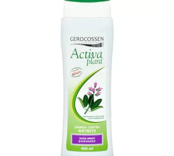 Sampon contra matretii Activa Plant, 400 ml – Gerocossen