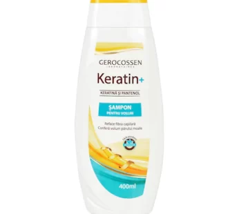 Sampon pentru volum cu keratina si pantenol – Keratin+, 400 ml – Gerocossen