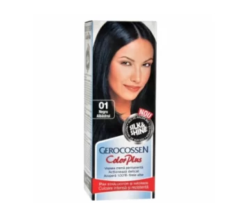 Vopsea de par Silk&Shine 0.1 Negru Albastrui – Color Plus 50g – Gerocossen