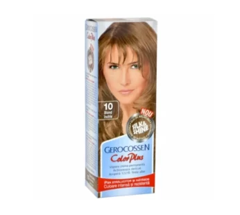 Vopsea de par Silk&Shine 10 Blond Inchis – Color Plus 50g – Gerocossen