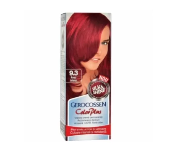Vopsea de par Silk&Shine 9.3 Rosu Intens – Color Plus 50g – Gerocossen