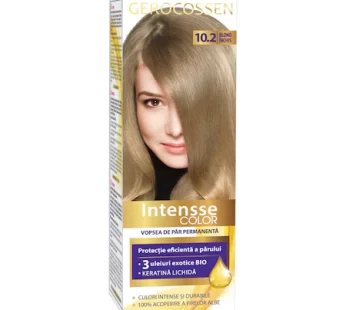 Vopsea de par permanenta Intensse Color 10.2 Blond Inchis, 50 ml – Gerocossen