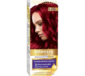 Vopsea de par permanenta Intensse Color 5.2 Rosu Rubin, 50 ml – Gerocossen